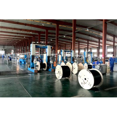 FCJ Outdoor Fiber Optical Cable 4km/drum ADSS 24 48 96 144 Core Single Mode Optic Cable manufacturer