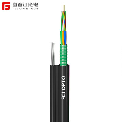 FCJ factory GYTC8S Figure 8 FTTH Fibra Optica Cable with Steel Messenger GYTC8S
