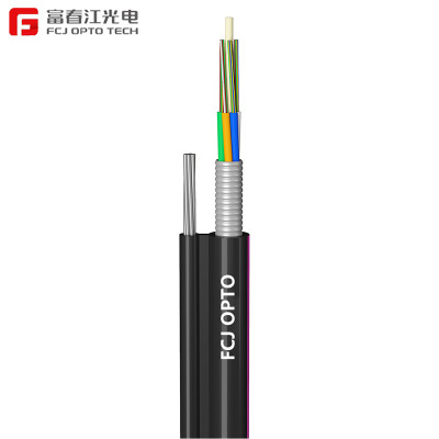 FCJ factory GYTC8A Outdoor Figure-8 Aerial Fiber Optic Cable with Aluminium Corrugated Tape