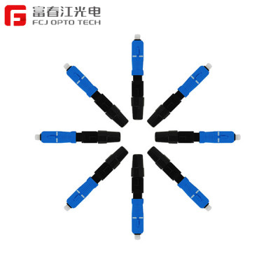 FCJ factory SC UPC Embedded type fast connector Y01 ,  Fiber Optic Adapter SC UPC Embedded type fast connector Y01-FCJ OPTO TECH