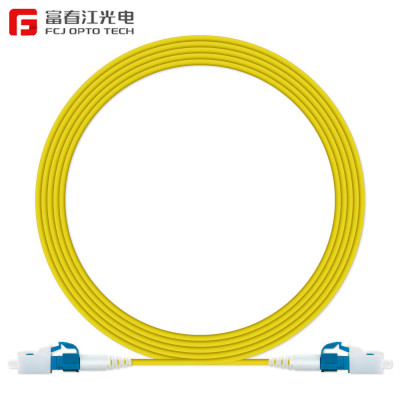 FCJ factory LC Jumper 2 Core 4core G652 G657 Fibra Exterior Optical Jumper