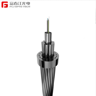 FCJ factory OPGW Typical Designs of Central AL-covered Stainless Steel Tube