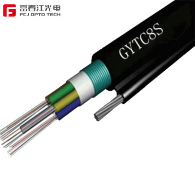 FCJ factory Single jacket All Dielectric Self-supporting Aerial figure8 GYTC8S fiber optic cable