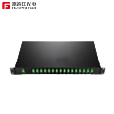 FCJ factory 1U rack mount splitter PLC Splitter Box Insert Sheet Type Fiber Optical Coupler Splitter