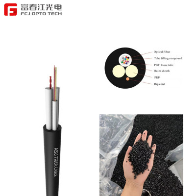FCJ ASU 24 Core Mini ADSS Span 120M Non Metallic SM Aerial Fiber Cable