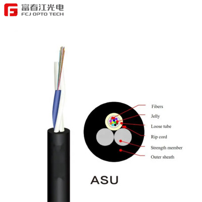 FCJ Wholesale outdoor ASU mini ADSS fiber optic cable adss 96count cable fiber optic