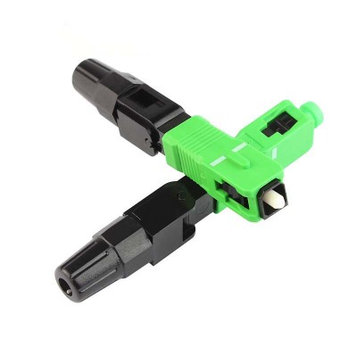 FCJ Sc Apc Fiber Optic Fast Connector Ftth Quick Connector Assembly Connector for Drop Cable