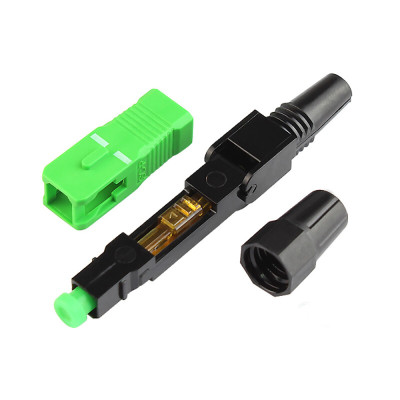 FCJ High Quality SC APC Optical Fiber SC/APC Quick Connector Fast Connector